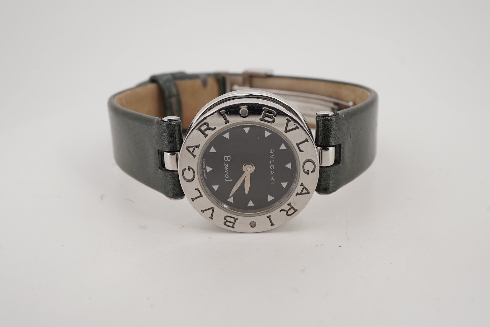 A lady's recent stainless steel Bulgari B-zero 1 quartz wrist watch